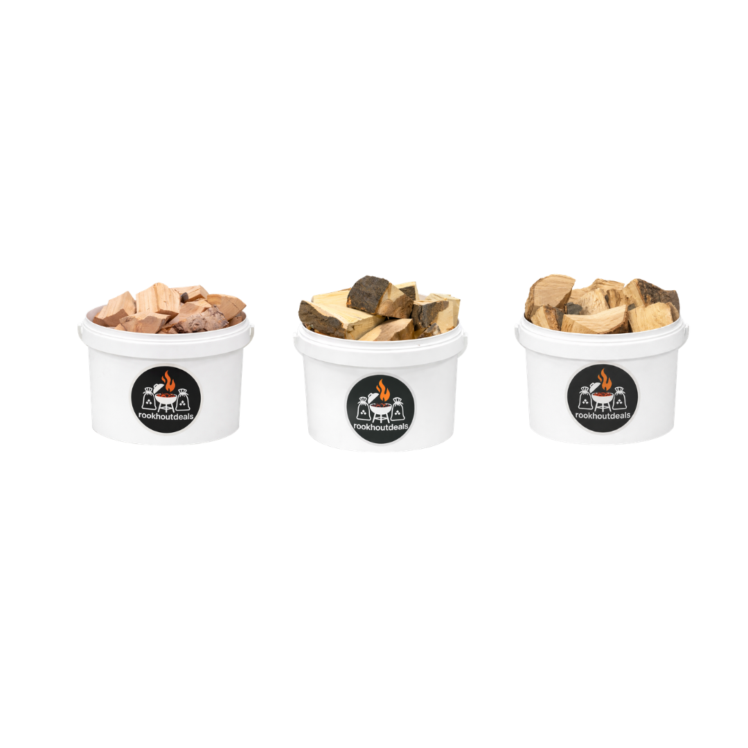 Mediterraans Rookchunks Pakket - Olijf, Citrus & Perzik