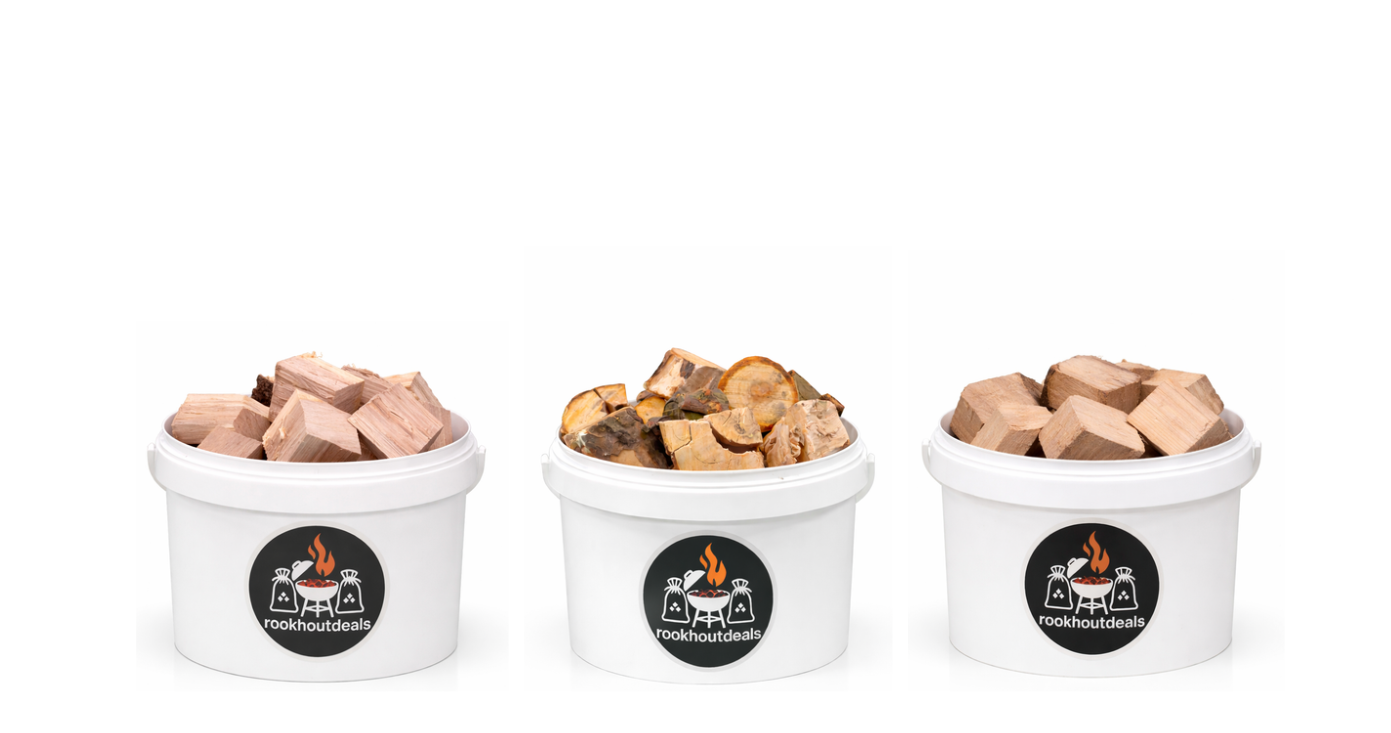 Ontdek Jouw Rooksmaak Starter Set - Houtchunks 3x 1 kg