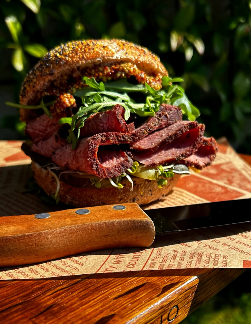 Pastrami van maminha gerookt met whiskyvatenhout