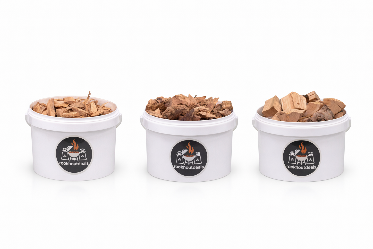 Mediterraans Rookchunks Pakket - 3x 1 kg